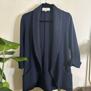 Navy French Mauve Blazer size medium EUC